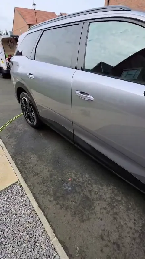 Grey car finish after a mobile valet